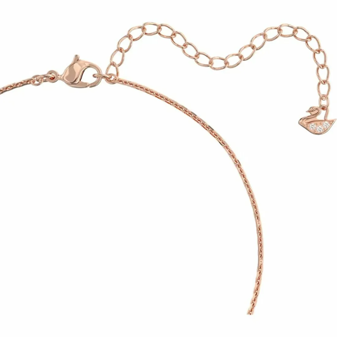 Collier et pendentif Swarovski Bijoux 5419853 - Acier Doré Rose Cristaux Swarovski Femme