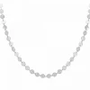 Collier femme Angèle M - B2392-ARGENT Acier Argent