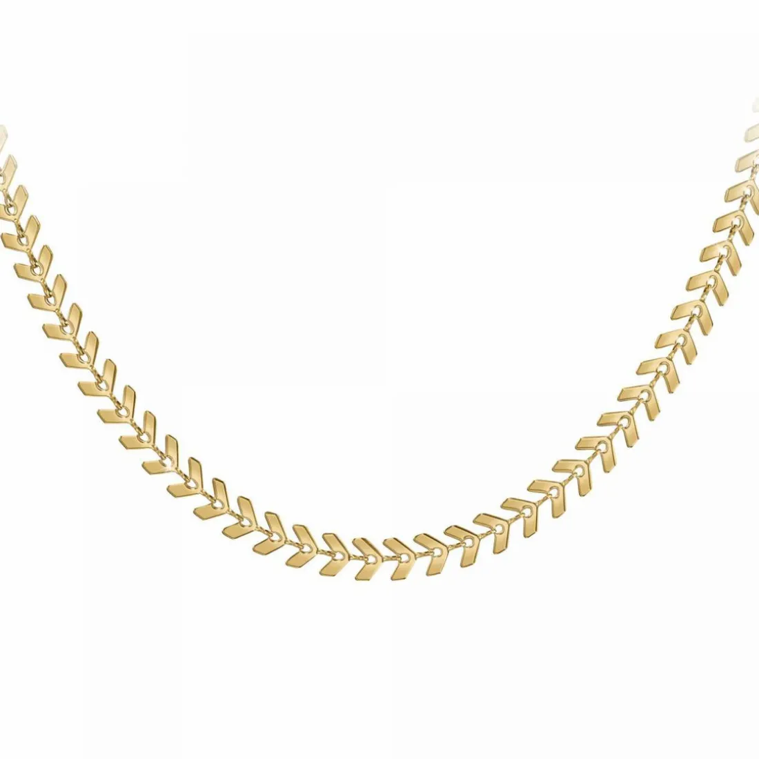 Collier femme Angèle M - B2881-DORE Acier Doré