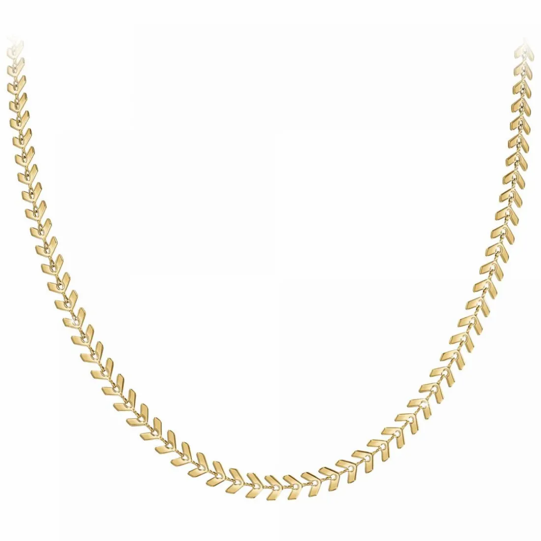 Collier femme Angèle M - B2881-DORE Acier Doré