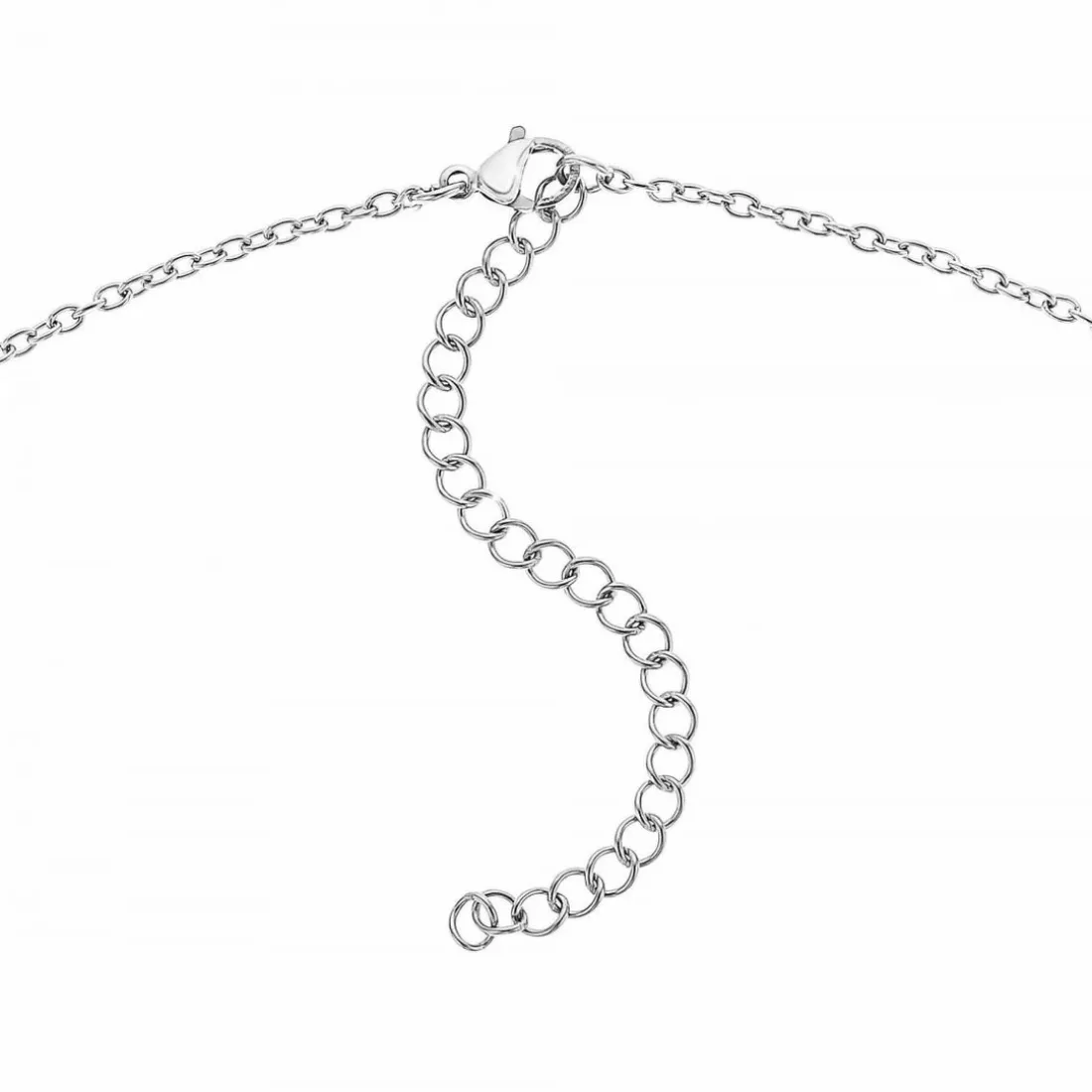 Collier femme Angèle M B2382-ARGENT - Acier Argent