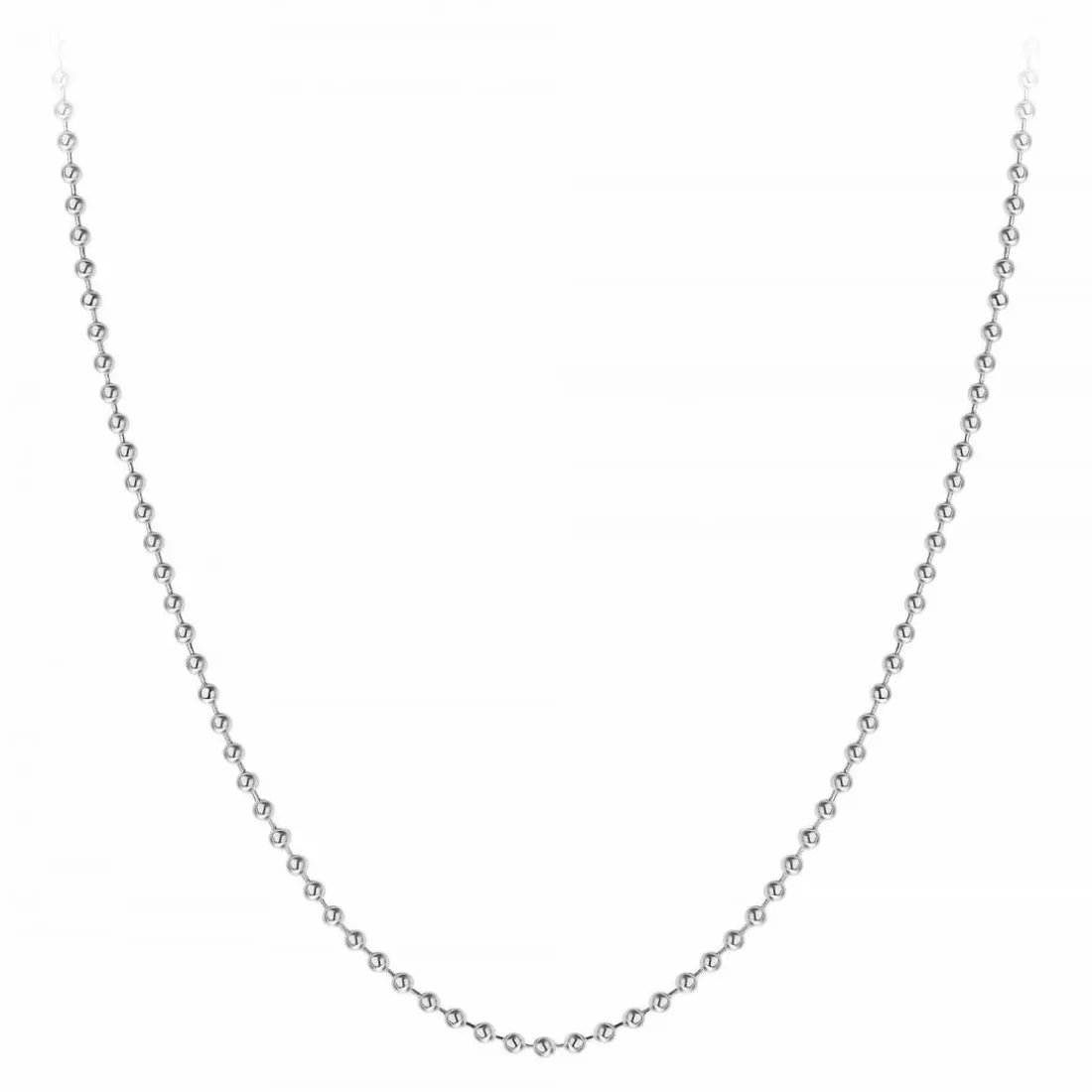 Collier femme Angèle M B2385-ARGENT - Acier Argent