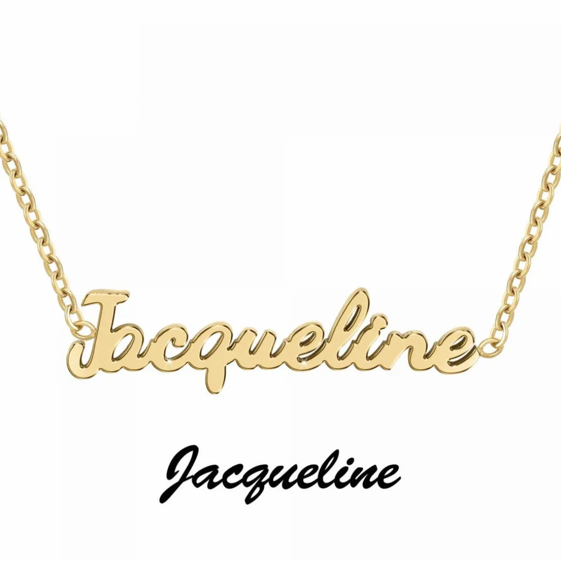 Collier Femme Athème - B2689-DORE-JACQUELINE Acier Doré