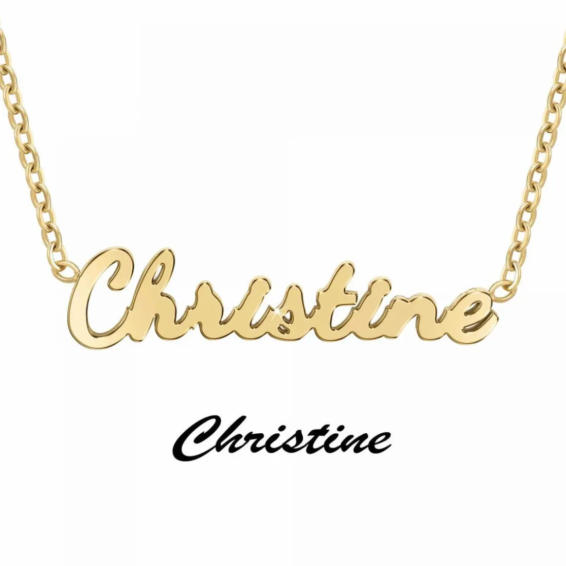 Collier Femme Athème - B2689-DORE-CHRISTINE Acier Doré
