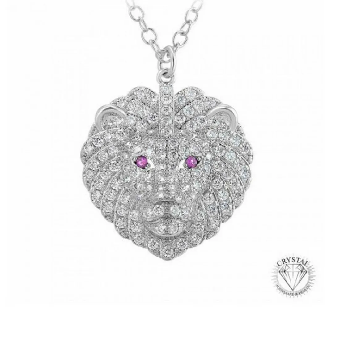 Collier Femme Athème - B2425-LION Métal Argent