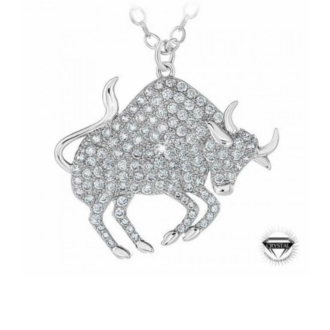 Collier Femme Athème - B2425-TAUREAU Métal Argent