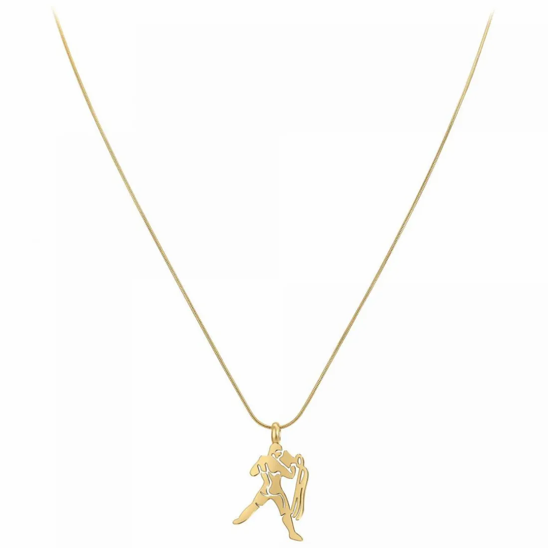 Collier Femme Athème - B2427-VERSEAU Acier Doré