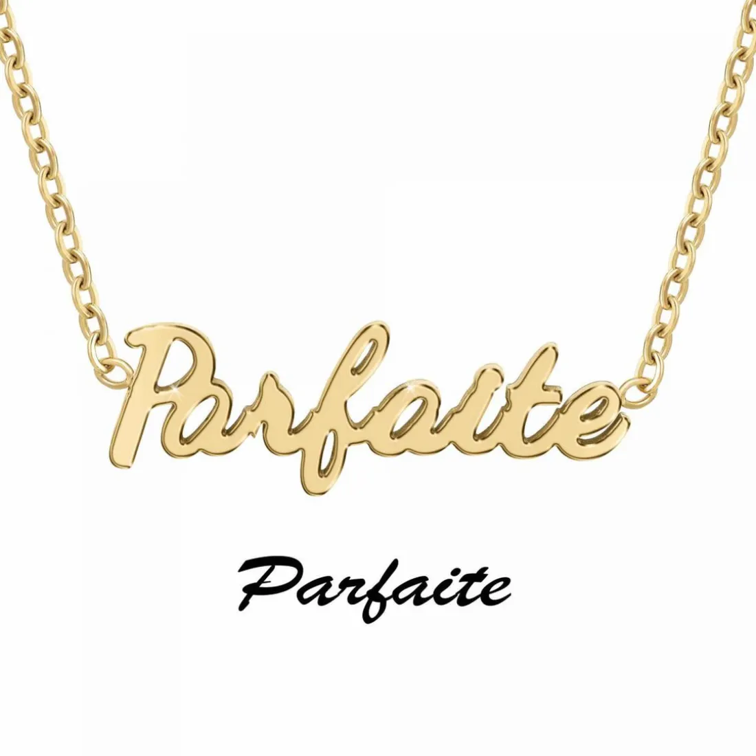 Collier Femme Athème B2689-DORE-PARFAITE - Acier Doré