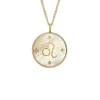 Collier Femme Fossil Bijoux Signes du Zodiaque Lion - JF04842710 Acier inoxydable