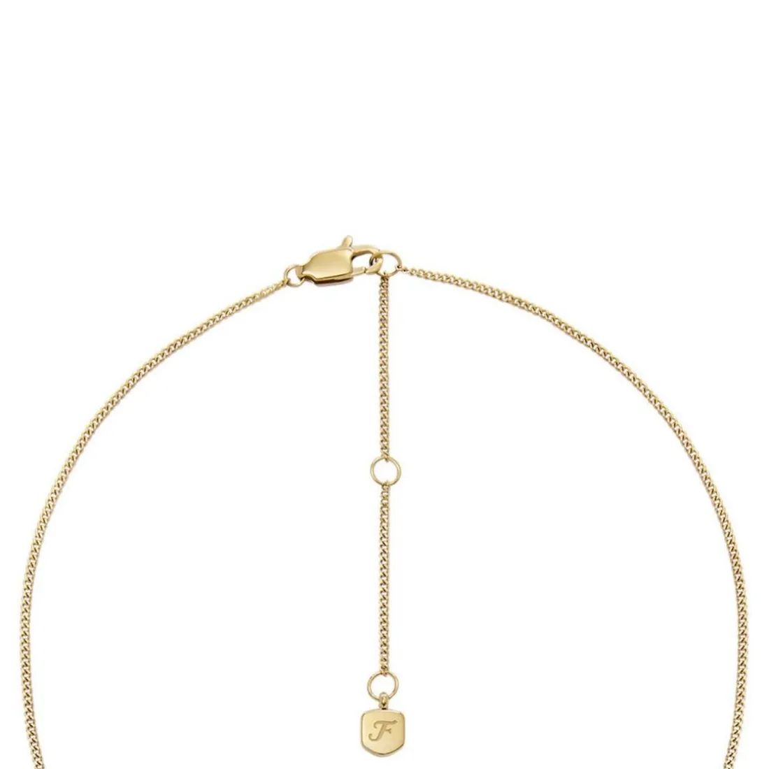 Collier Femme Fossil Bijoux Signes du Zodiaque Gémeaux - JF04840710 Acier inoxydable