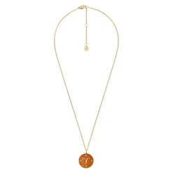 Collier Femme Fossil Bijoux Signes du Zodiaque Bélier - JF04838710 Acier inoxydable