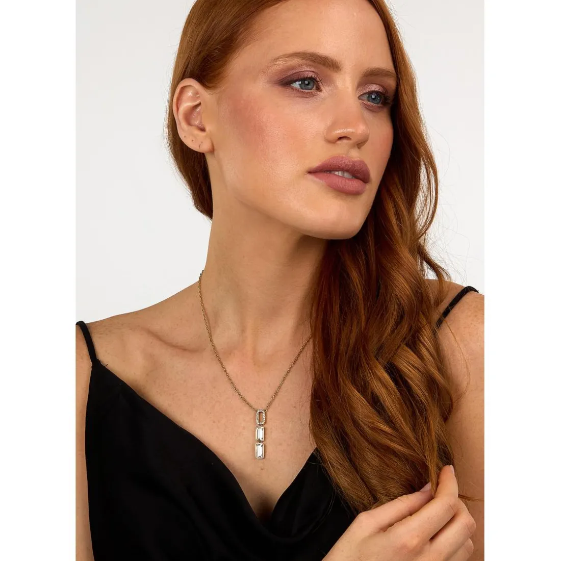 Collier Femme Karl Lagerfeld Stone - KLAYC08 Acier Doré