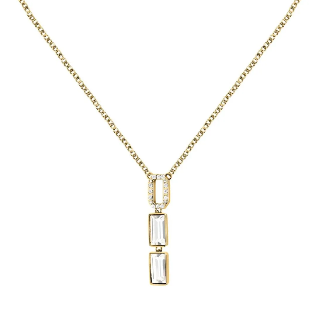 Collier Femme Karl Lagerfeld Stone - KLAYC08 Acier Doré