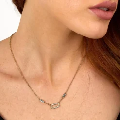 Collier Femme Karl Lagerfeld Stone - KLAYC10 Acier Doré