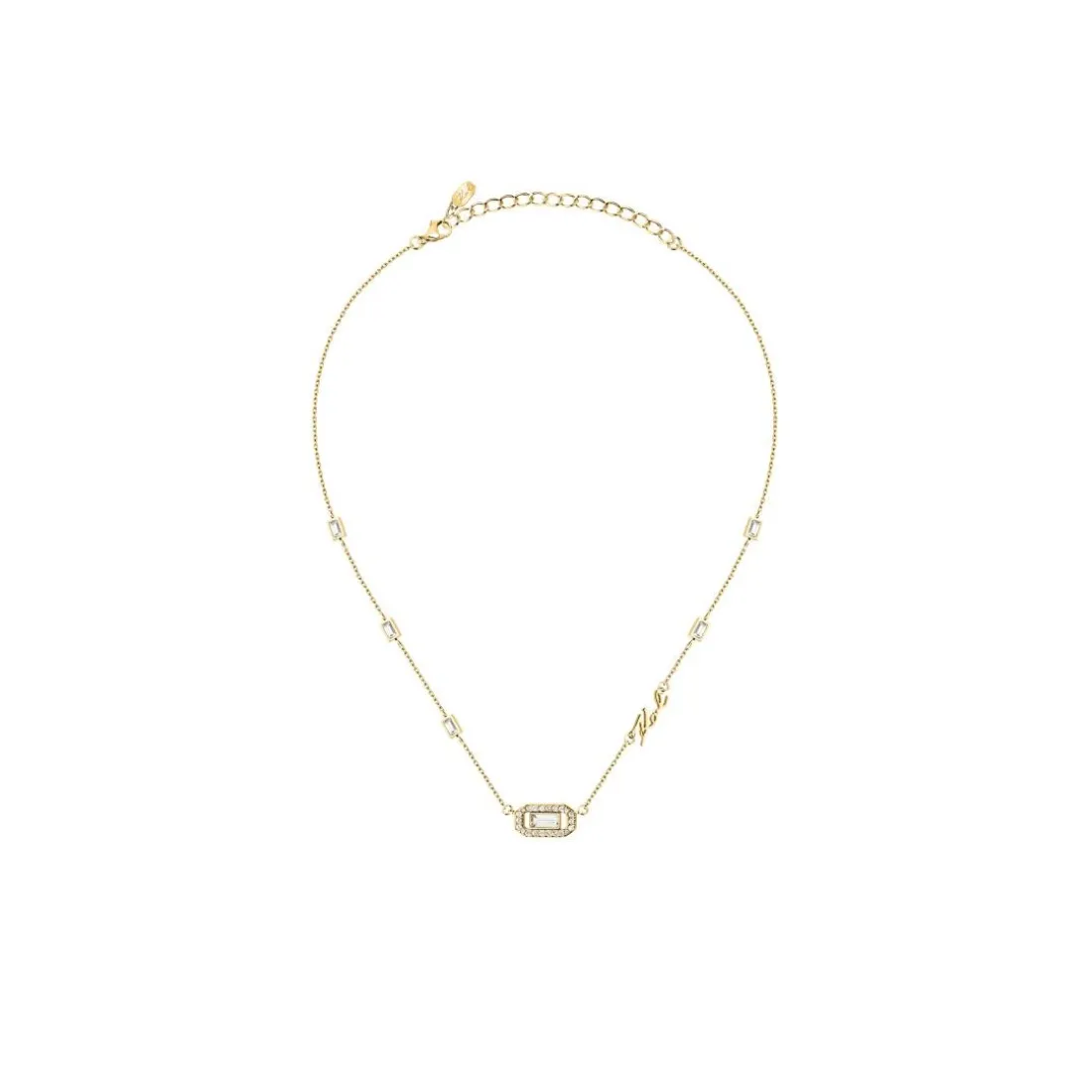 Collier Femme Karl Lagerfeld Stone - KLAYC09 Acier Doré