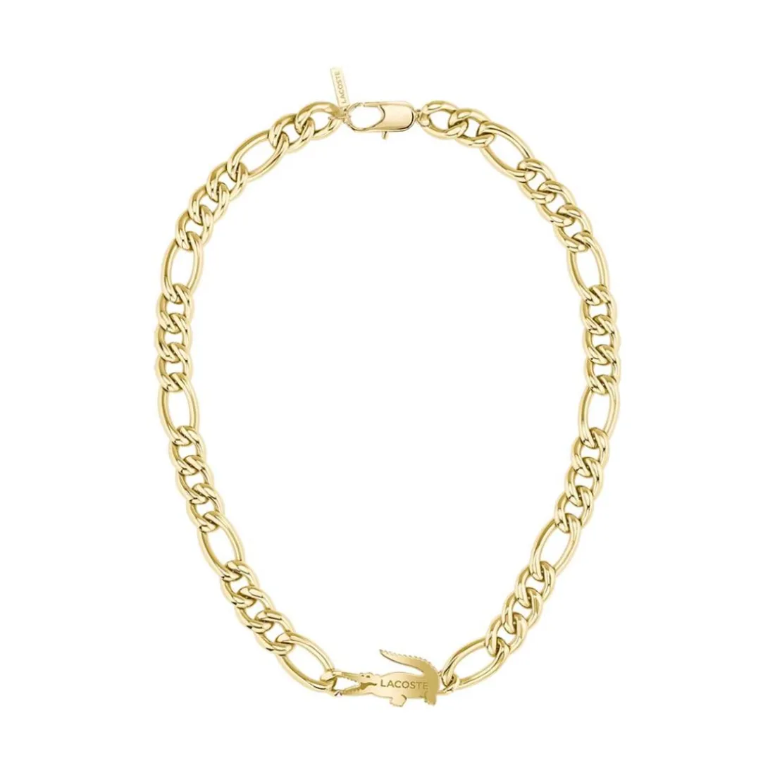 Collier Femme Lacoste Crocodile - 2040372 Acier Doré