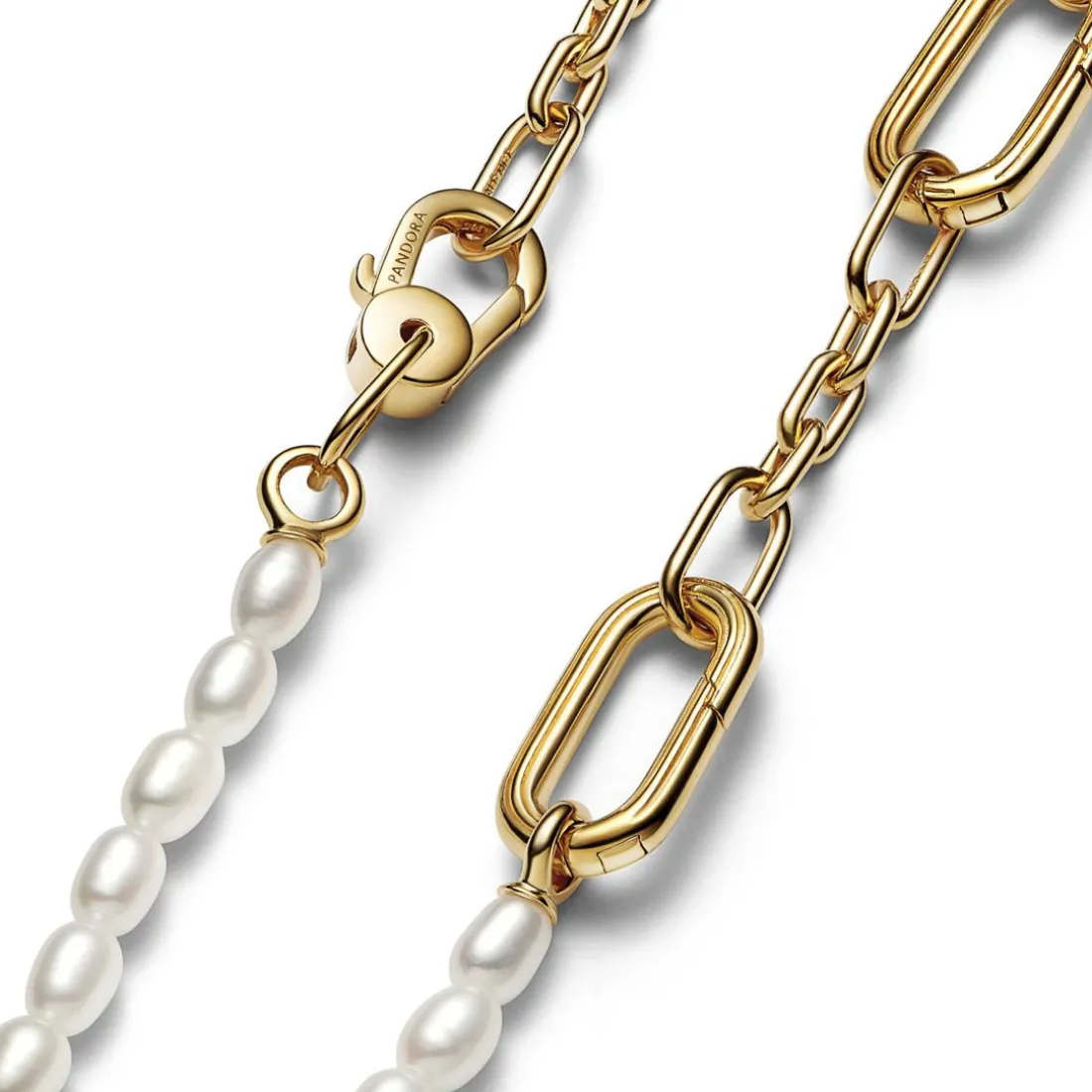 Collier Femme Pandora ME - 362302C01-45 Blanc Doré