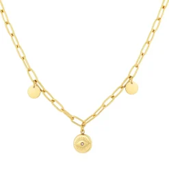 Collier Femme Pixies Bijoux - PNS0028-1WHZ Acier Blanc