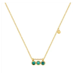 Collier Femme Pixies Bijoux - PNS0034-1MAL Acier Vert