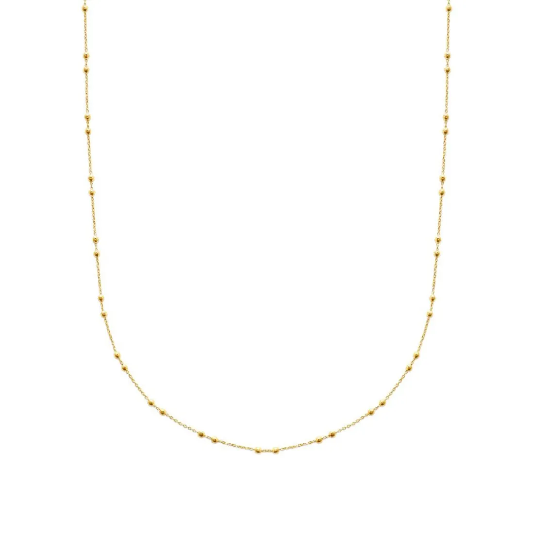 Collier femme plaqué or - YU0UZ04Y