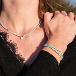 Collier Femme Sloya Lumia Amazonite