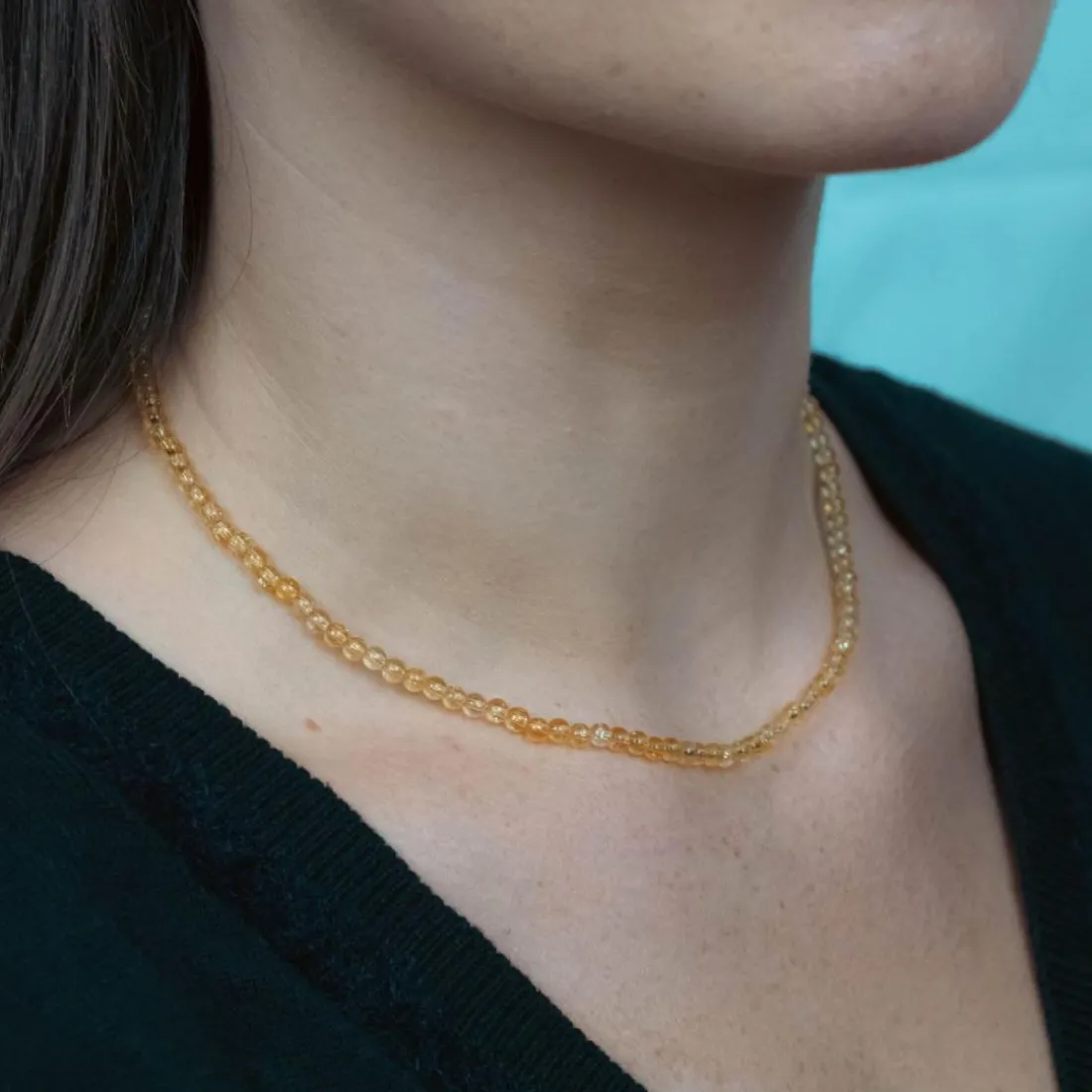 Collier Femme Sloya Serena Citrine