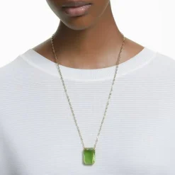 Collier Femme Swarovski - 5619491 Métal doré Vert