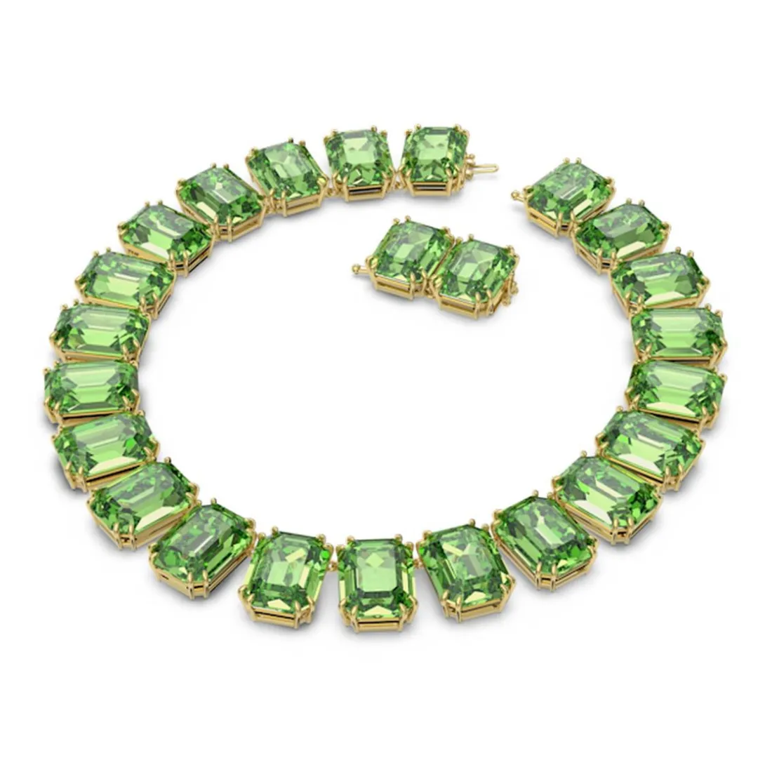 Collier Femme Swarovski - 5598261 Métal doré Vert