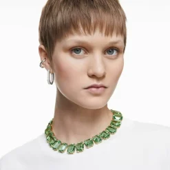 Collier Femme Swarovski - 5598261 Métal doré Vert