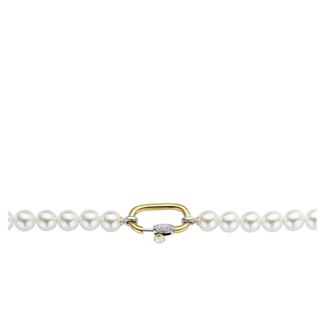 Collier Femme Ti Sento 3967PW-48 - Argent, plaqué or
