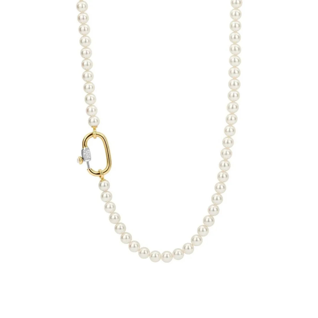 Collier Femme Ti Sento 3993PW-110 - Argent, plaqué or
