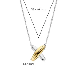 Collier Femme Ti Sento 34003SY – Argent, plaqué or