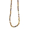 Collier Les Interchangeables A60203 - Sautoir Bobo Chic Oeil du Tigre Femme