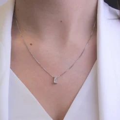 Collier Number 1 Argenté