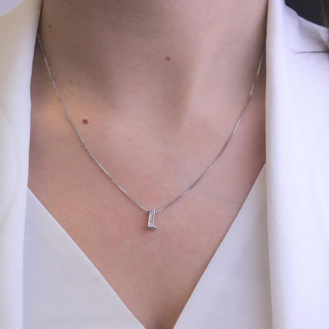 Collier Number 1 Argenté