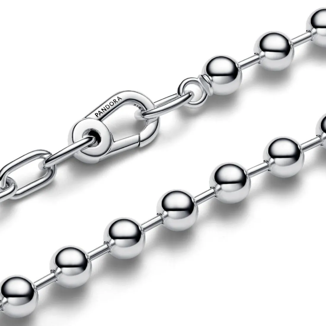 Collier Sphère Métallique et Link Pandora ME