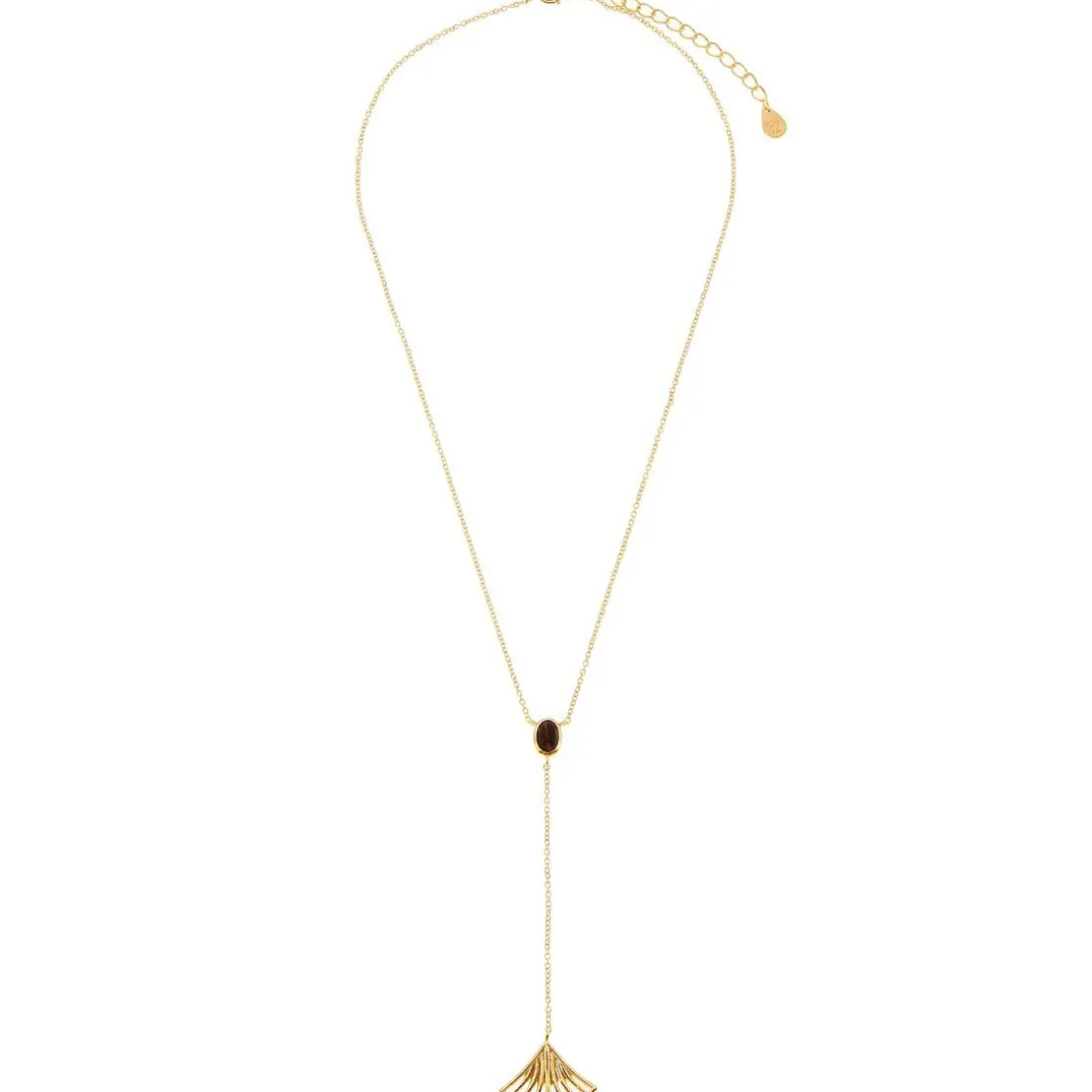 Collier Arielle Doré & Onyx Noir