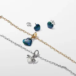 Collier Cœurs Imbriqués Doré