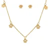 Collier et pendentif Femme Edforce 41-0301-S - Acier Doré