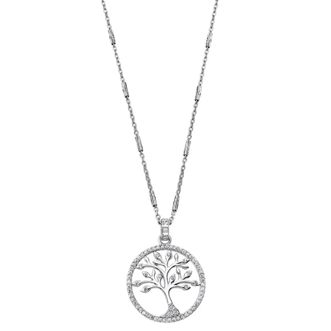 Collier et pendentif Lotus Silver LP1780-1/1 - arbre de vie tree of life Argent Femme