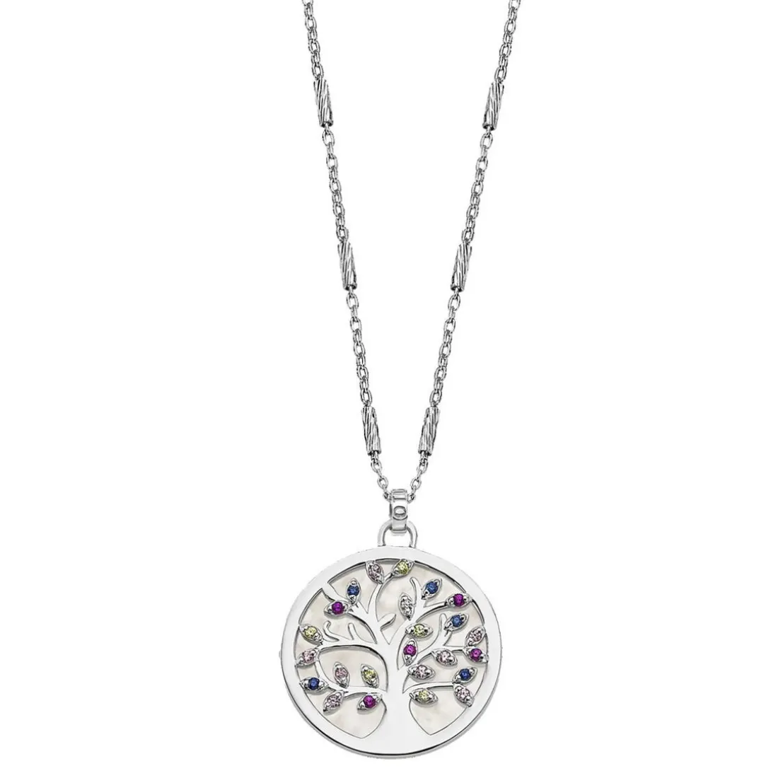 Collier et pendentif Lotus Silver TREE OF LIFE LP1889-1-1 - Collier et pendentif TREE OF LIFE Argent Femme