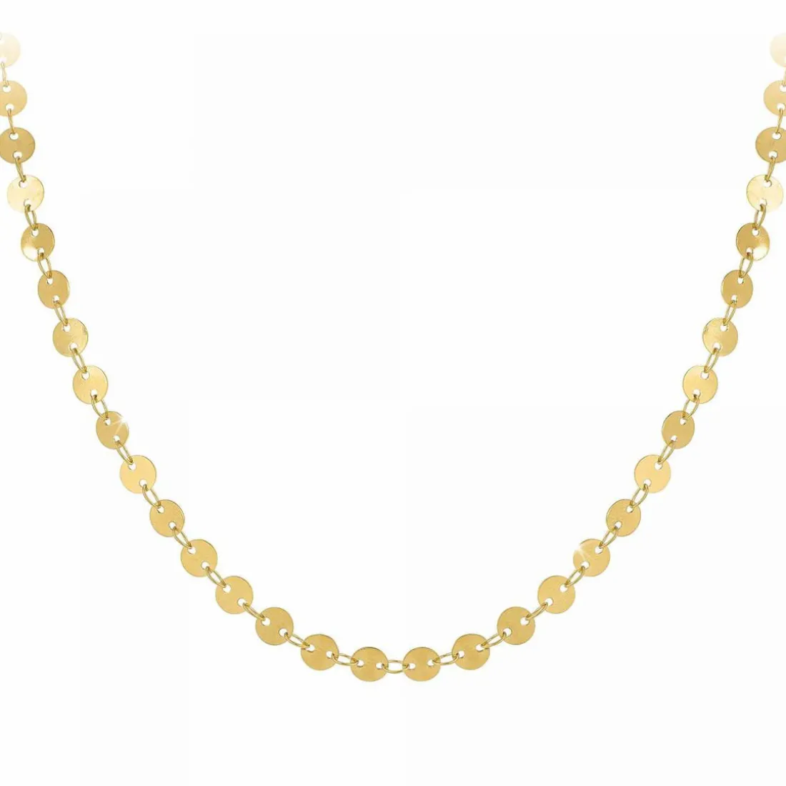 Collier femme Angèle M B2392-DORE - Acier Doré
