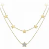 Collier femme Angèle M B2761-DORE - Acier Doré