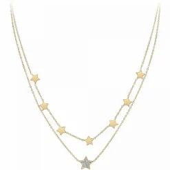 Collier femme Angèle M B2761-DORE - Acier Doré