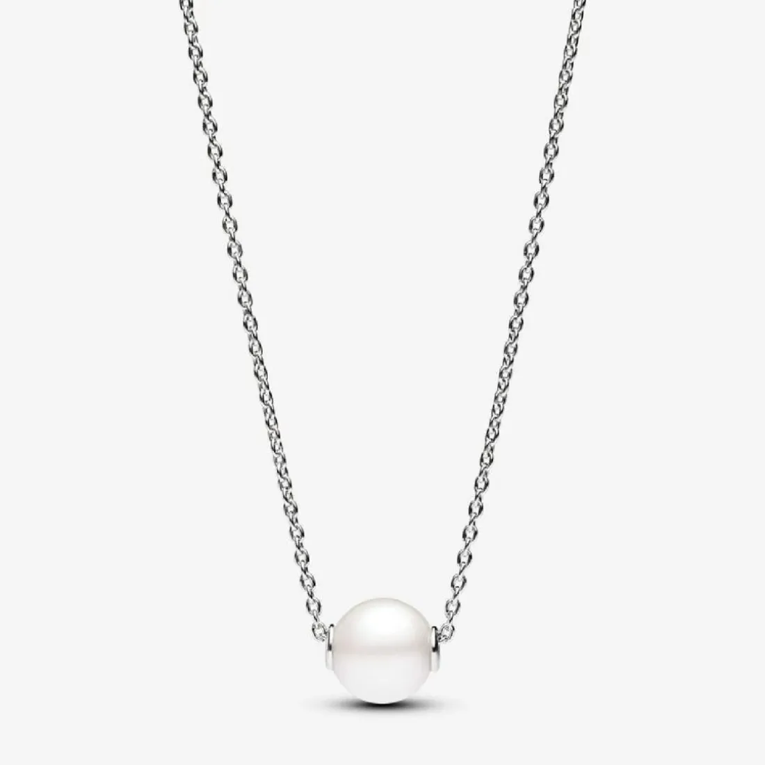 Collier femme argent avec perle et zircon Pandora