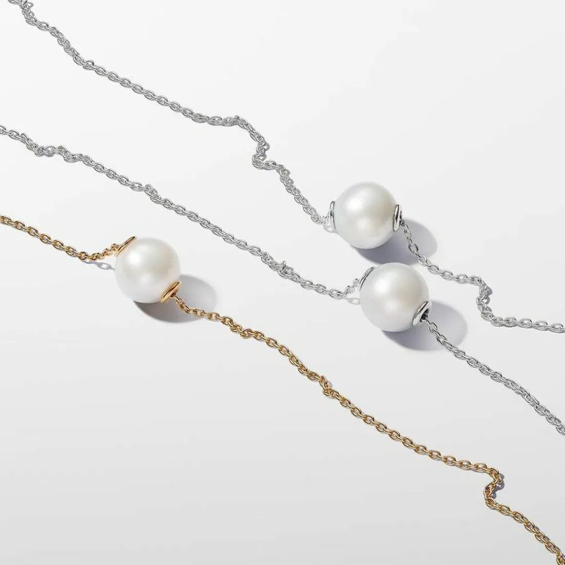 Collier femme argent avec perle et zircon Pandora