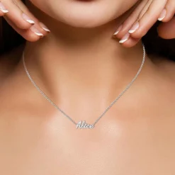 Collier Femme Athème - B2689-ARGENT-ALICE Acier