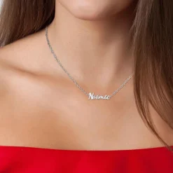 Collier Femme Athème - B2689-ARGENT-NOEMIE Acier Argent