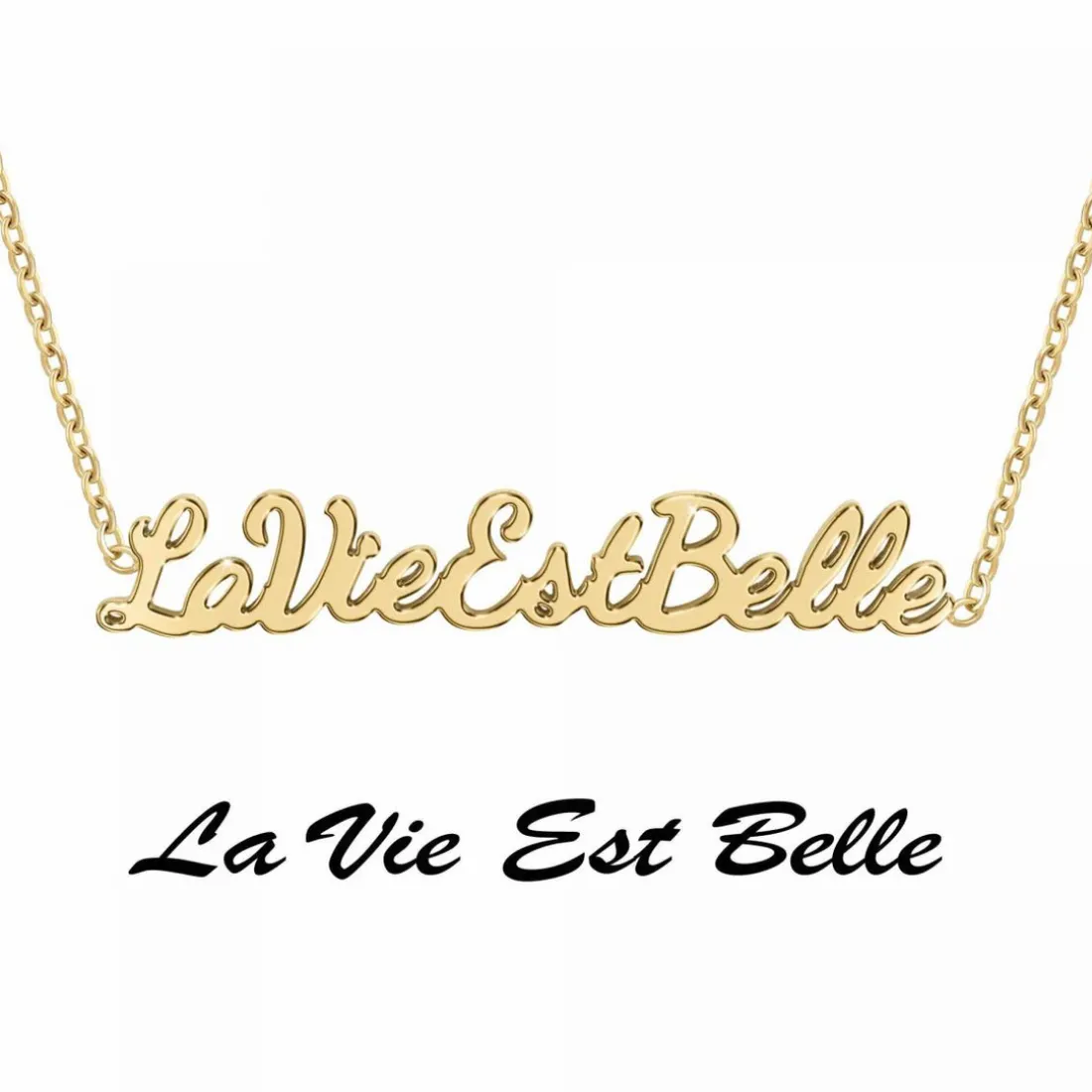 Collier Femme Athème - B2689-DORE-LAVIEESTBELLE Acier
