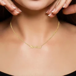 Collier Femme Athème - B2689-DORE-MARTINE Acier Doré